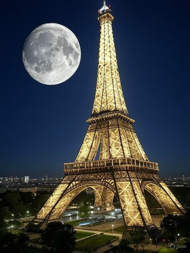 The Leaning Eiffel Tower