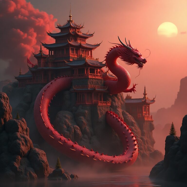 Great Chinese Red Dragon
